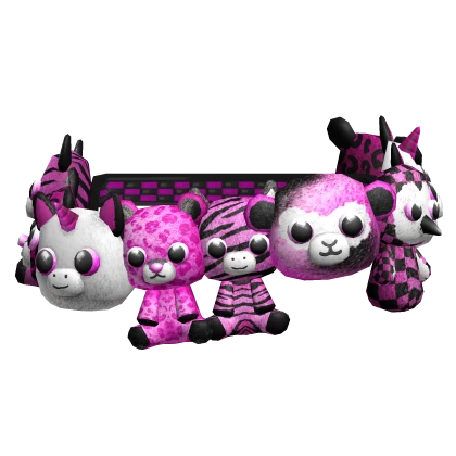 Pink Emo Scene Plush Belt 3.0