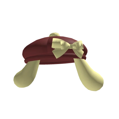 Boina de Pompompurin con orejas de pudín 