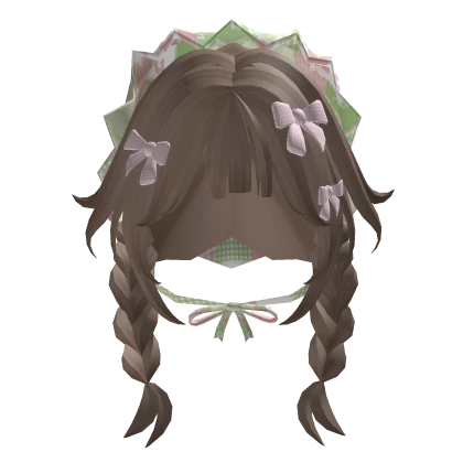 mori kei igari milk tea pink green cute bandana