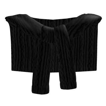 Black Sweater over Shoulders 1.0
