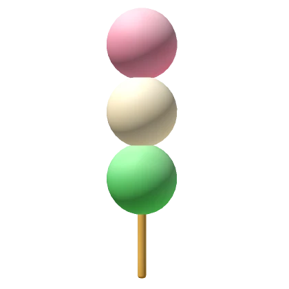 Tricolor Dango Hair Clip