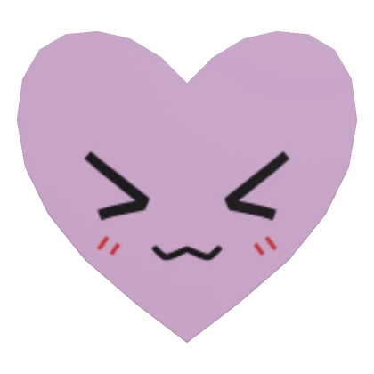 Cute Kawaii Heart Mask