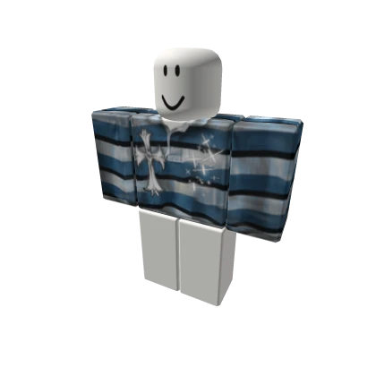 blue striped vintage cross