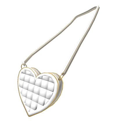 White Luxury Heart Purse (1.0)