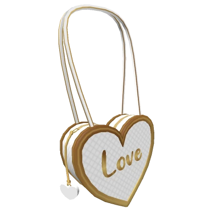 Antique White Love Heart Bag (3.0)