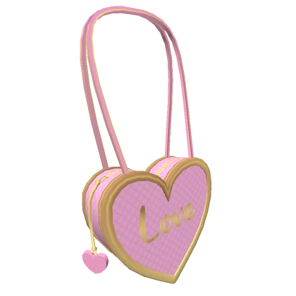 Antique Light Pink Love Heart Bag (3.0)