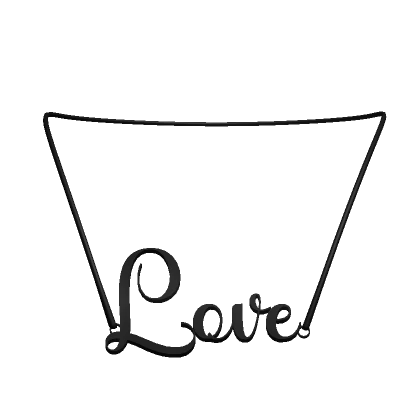 Black Love Necklace (3.0)