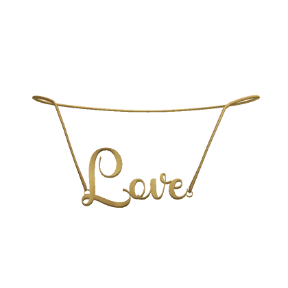 Gold Love Necklace (1.0)