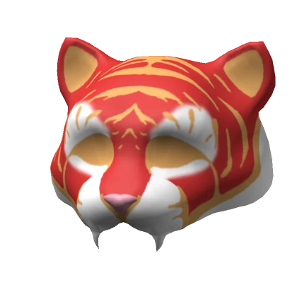 Tiger Mask in Red and Gold