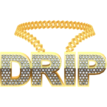 gold drip chain necklace