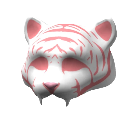 Tiger Mask in Pink and White