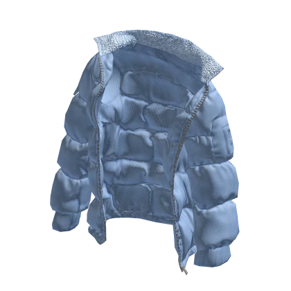 BB Blue Oversized Puffer Jacket  