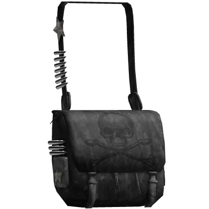 grunge dark camo side bag 1.0