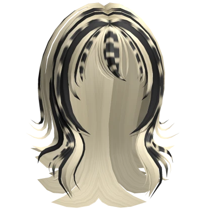 Scene Emo Layered Wolf Cut (Blonde n Black)