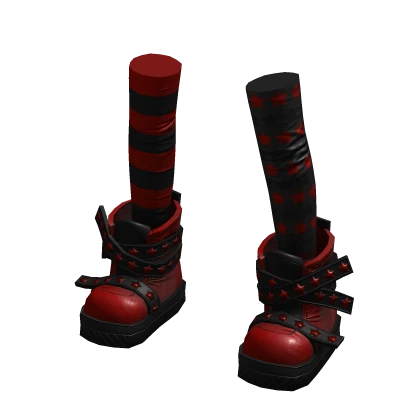 Kidcore Legwarmers Blood Moon