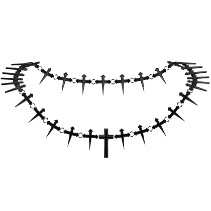 1.0 jean paul gaultier cross necklace