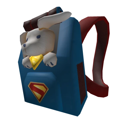 Superman Krypto Dog Backpack Official