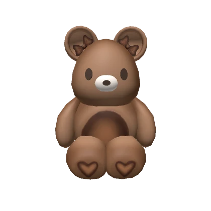 Chocolate Hearts Teddy Bear