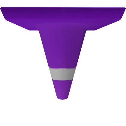 Upsidedown Cone (Purple)