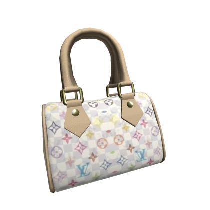 2000s Luxury Bag L&V white edition murakami