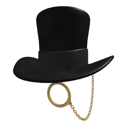 Gold Top Hat And Monocle [PBR]