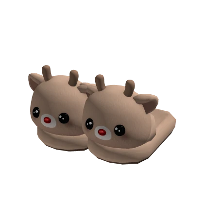 cute reindeer slippers