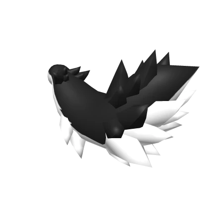 Black & White Wolf Tail