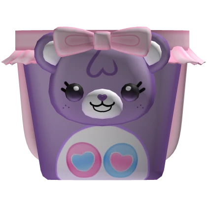 ꒰ cute toy bear bucket ♡꒱