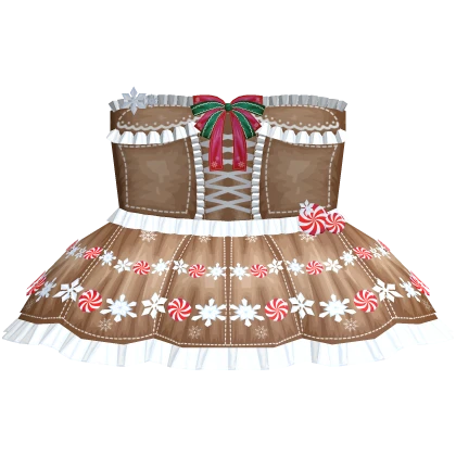 Cute Gingerbread Christmas Dress