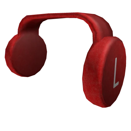 Red Polished Clockwork Headphones