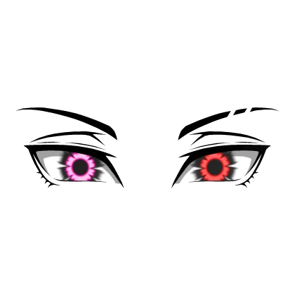 Anime Eyes Pink-Red