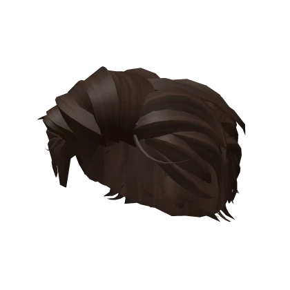 Businessman's Slicked Back Brown Hair