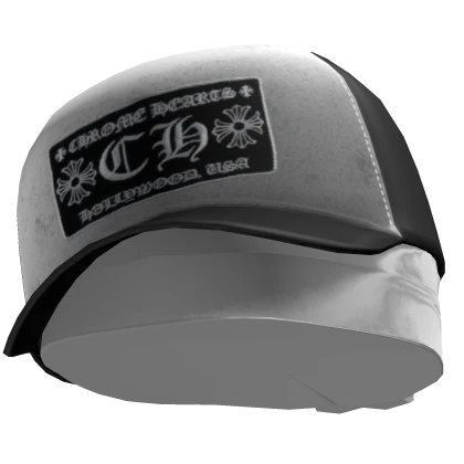♟️Chrome Tilted Cap w Durag♟️