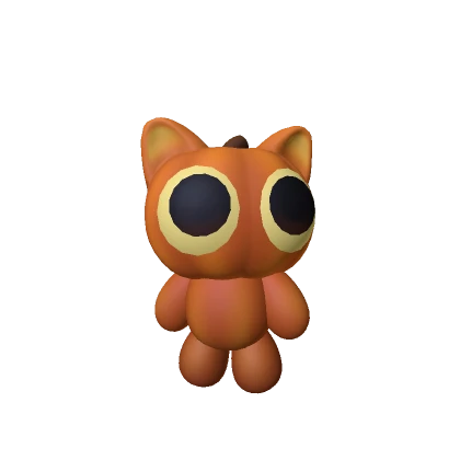 Mini Pumpkin Halloween Cat