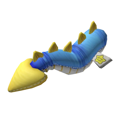 Blue Plush Dragon Tail