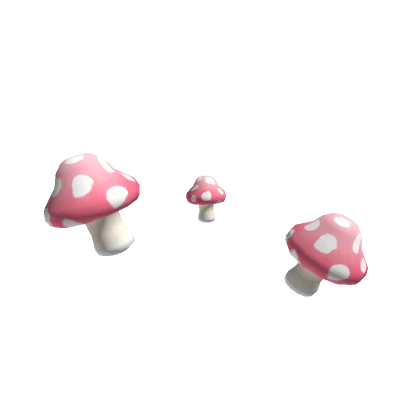 Cute Mushroom Bloom Pink