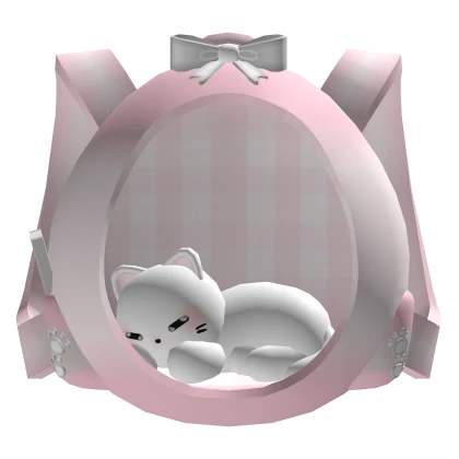 ♡ : soft cat backpack carrier (3.0)┊pink