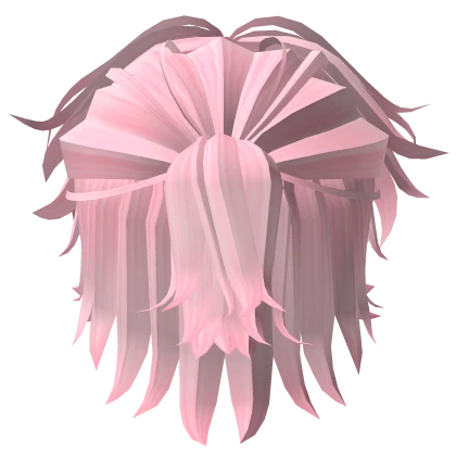 Anime Messy Tied Ponytail - Pink