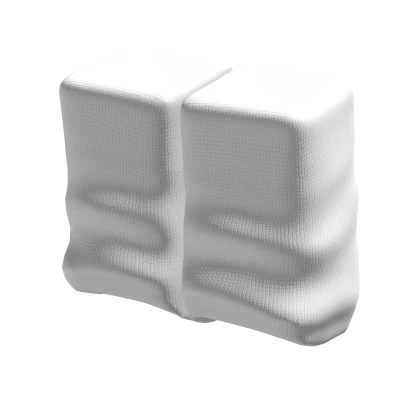 Leg Warmers White Fitted Doll Knitted Cute Y2K 3.0