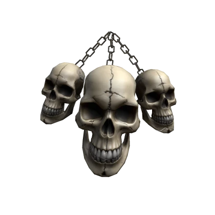 3 Skull Hanging Waist Front