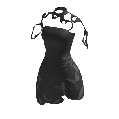 ♾️Gray crimson highborn dress