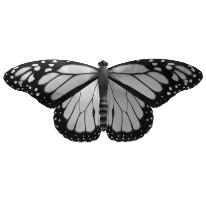 White Butterfly Hair Clip