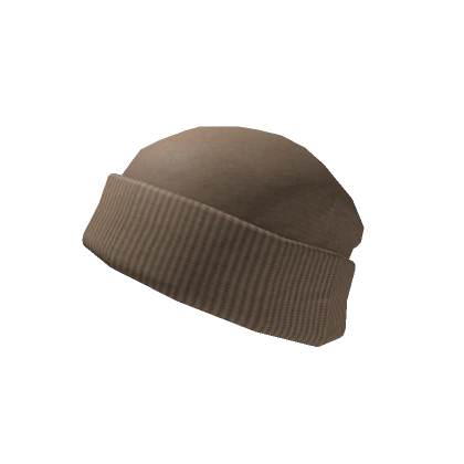 Cool Winter Beanie in Beige (Hair Compatible)