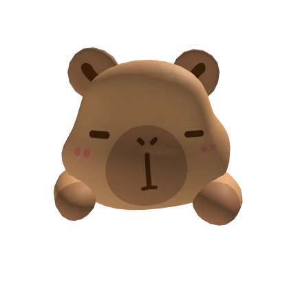 Mini Cute Sleeping Capybara Hat