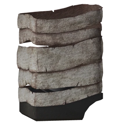 [R] R6 Worn Arm Bandages & Glove (White)