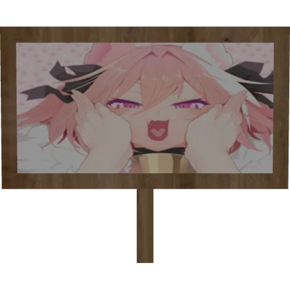 Neko Astolfo Sign On Head