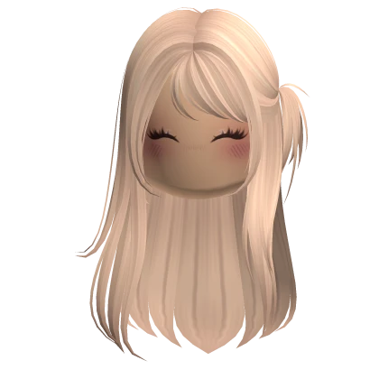 Shoujo Girlypop Long Hair w/ Kawaii Face (Blonde)