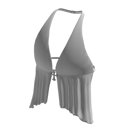 White Halter Top