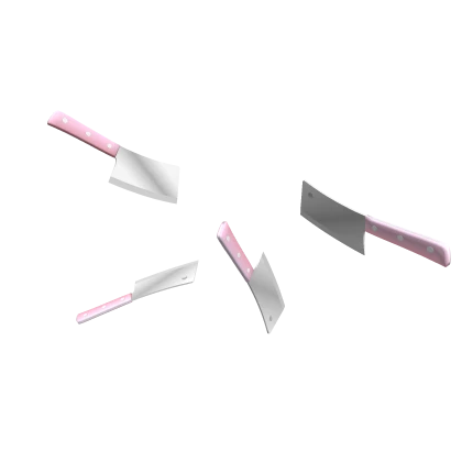 Pink Stabbed Shoulder Cleavers