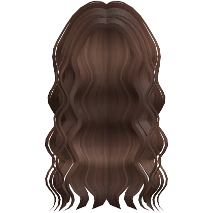 Long Preppy Curly Hair In Brown